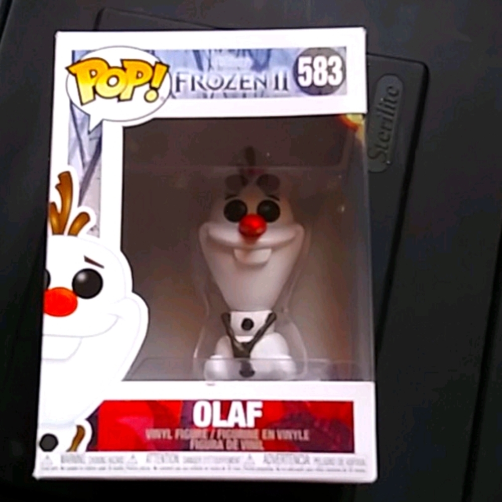 Olaf pop toy